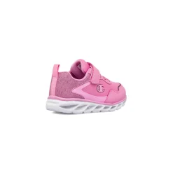 Sneakers da bambina rosa con luci Champion Wave 2