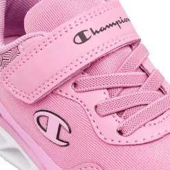 Sneakers da bambina rosa con luci Champion Wave 2
