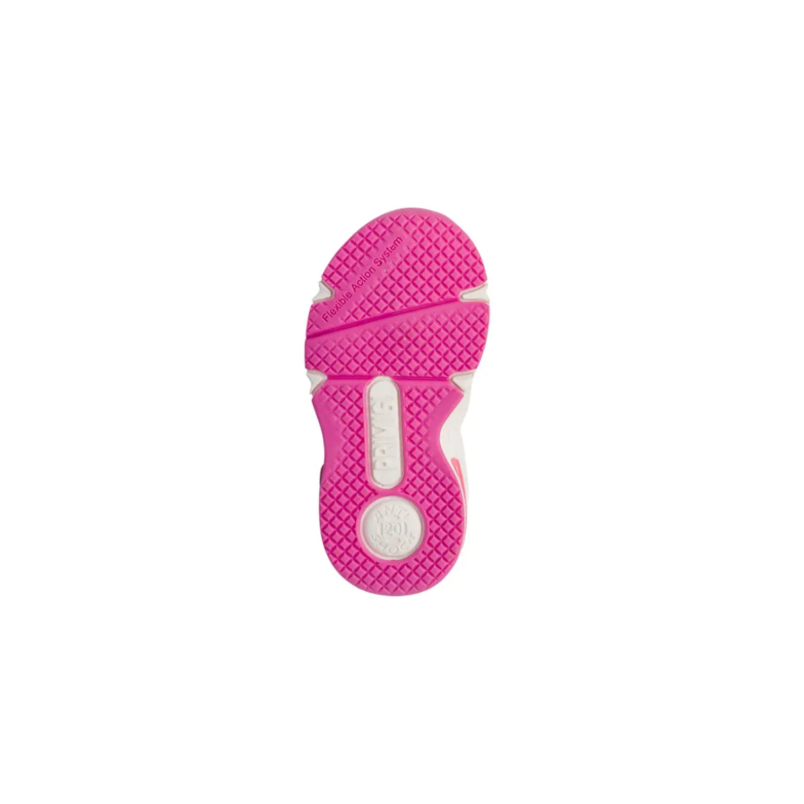 Sneakers da bambina rosa con disegni luna e stelle e Luci Primigi