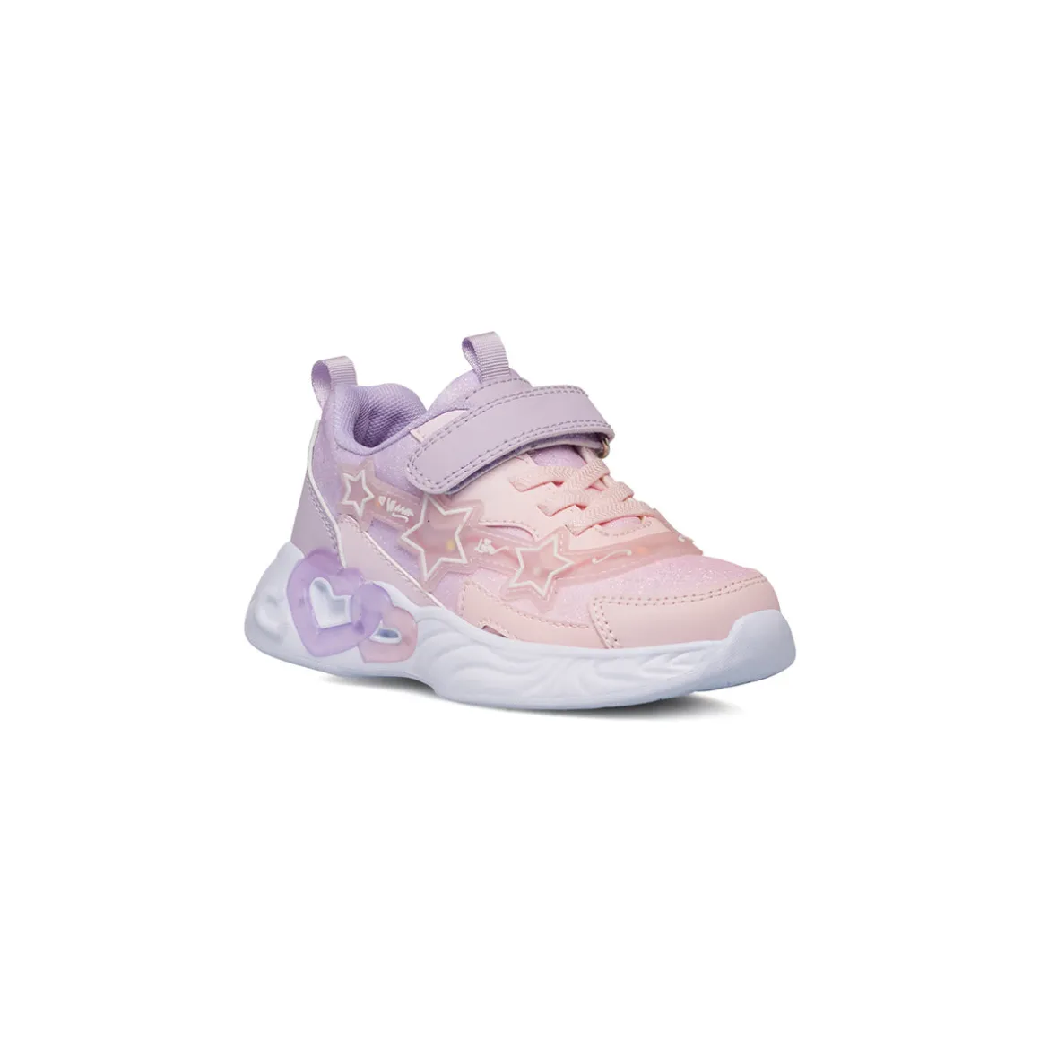 Sneakers da bambina rosa e lilla con luci Le Scarpe di Alice