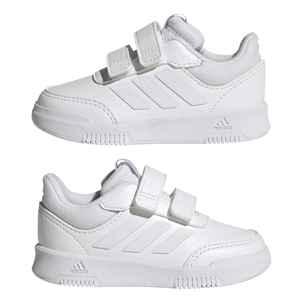 Sneakers da bambino bianche e grigie con logo adidas Tensaur Sport 2.0 CF I