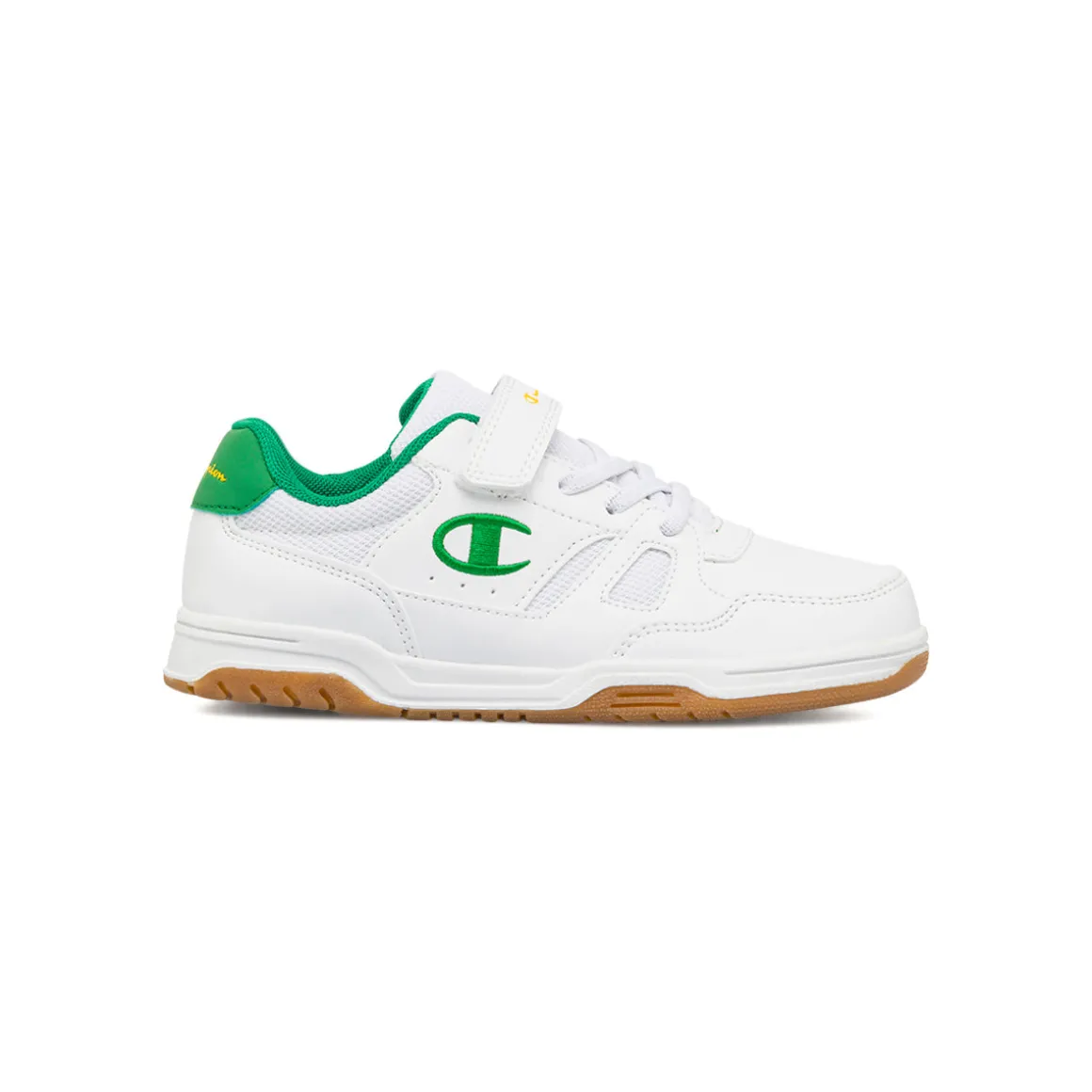 Sneakers da Bambino bianche con dettagli verdi Champion PS Low Cut