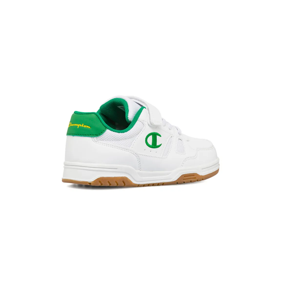 Sneakers da Bambino bianche con dettagli verdi Champion PS Low Cut