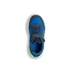 Sneakers da bambino blu e verde con luci Birilli&Monelli