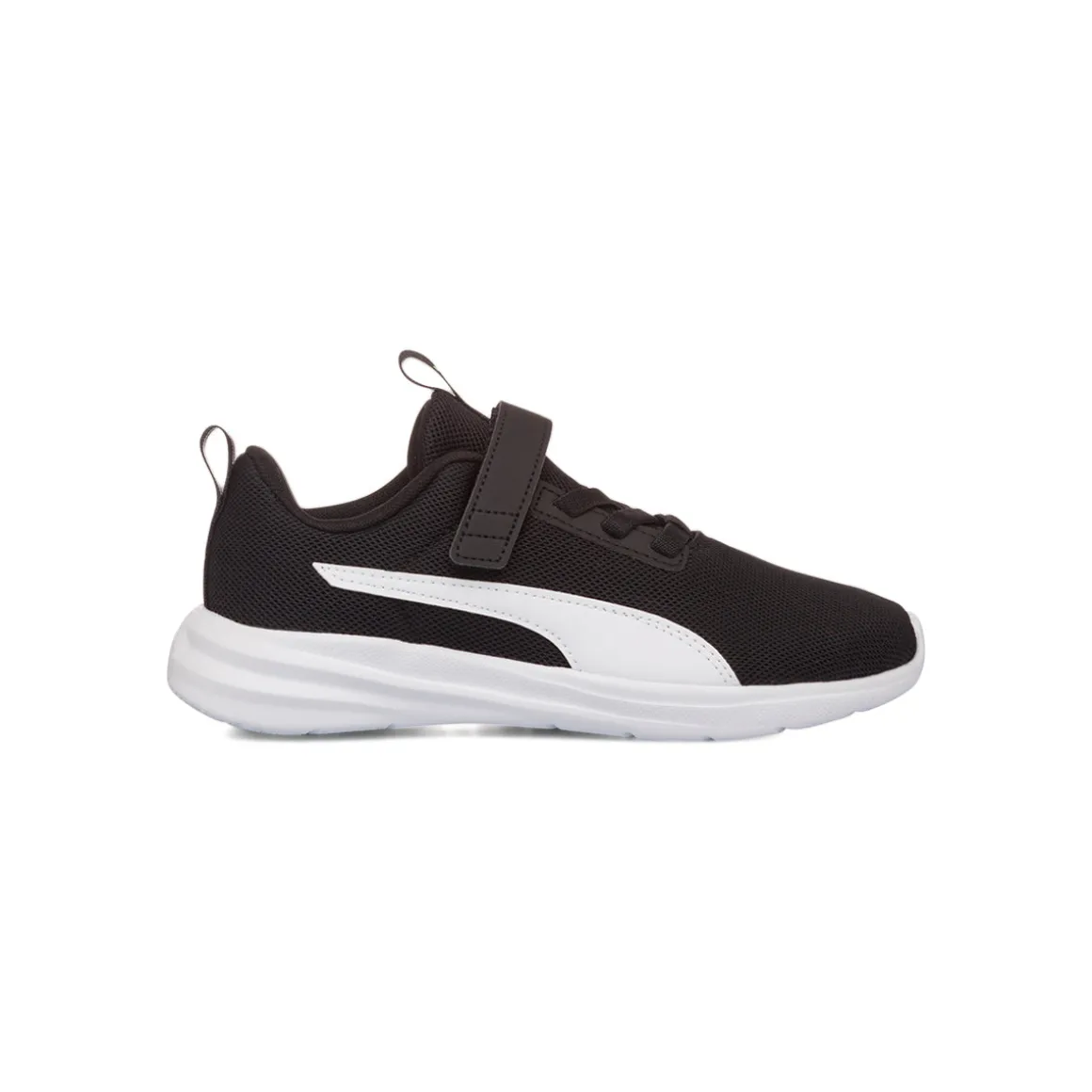 Sneakers da bambino nere con logo Puma