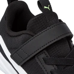 Sneakers da bambino nere con logo Puma