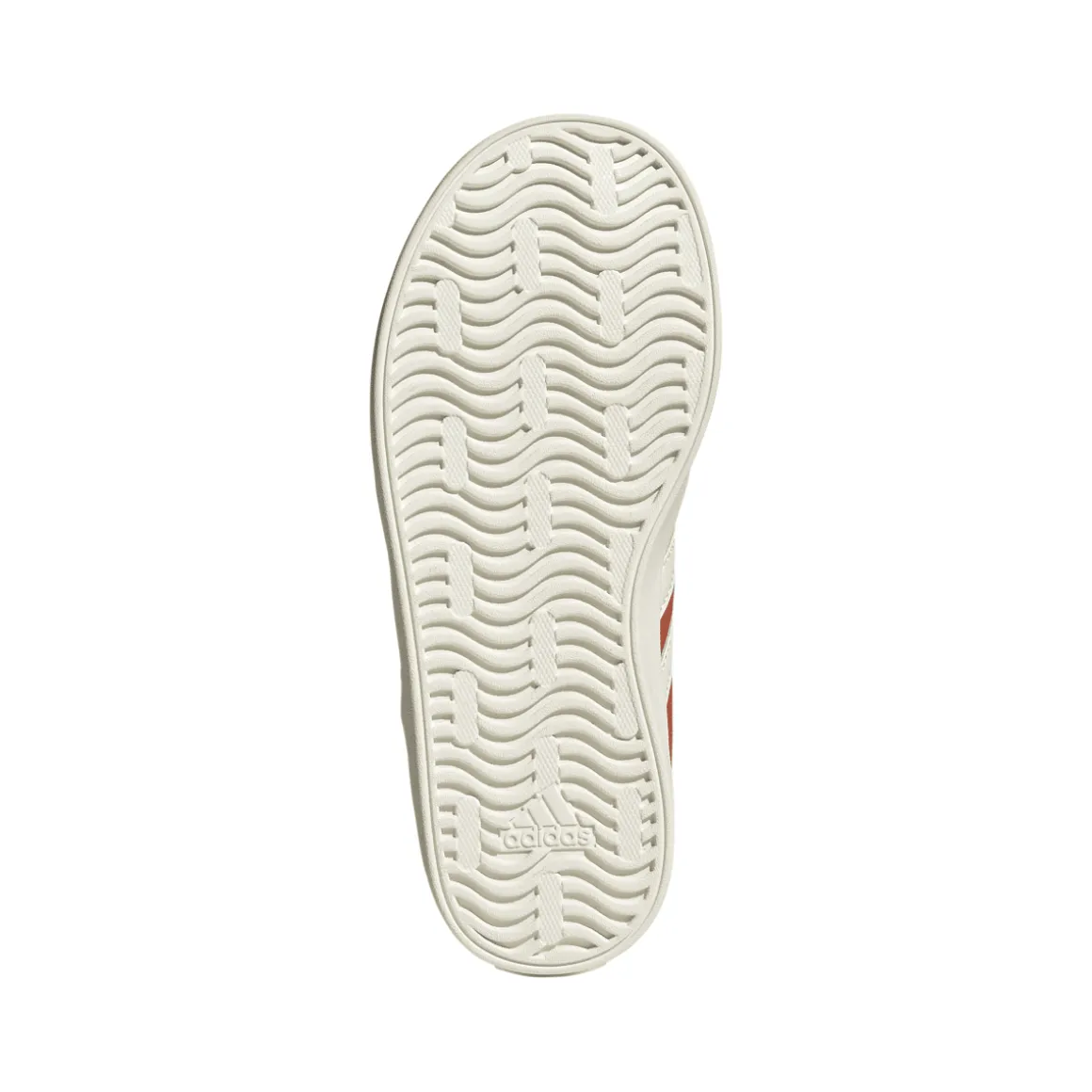 Sneakers da bambino rosse effetto scamosciato adidas VL Court 3.0