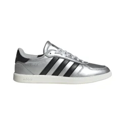 Sneakers da Donna Argento con Dettagli Neri Adidas Breaknet Sleek