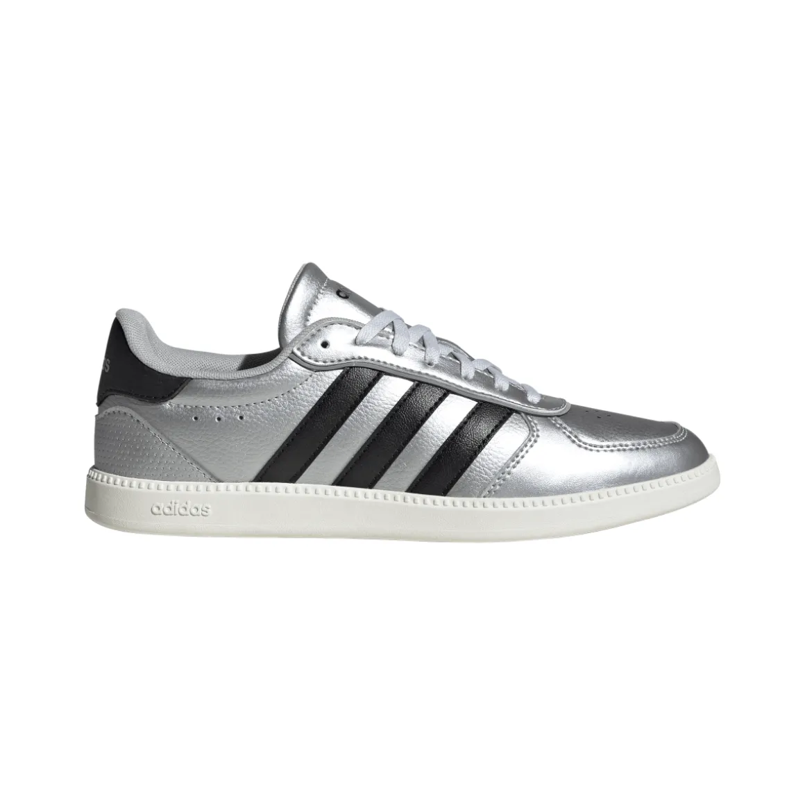 Sneakers da Donna Argento con Dettagli Neri Adidas Breaknet Sleek