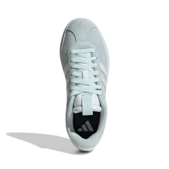Sneakers da donna azzzurre turchese in pelle scamosciata adidas VL Court 3.0