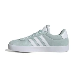 Sneakers da donna azzzurre turchese in pelle scamosciata adidas VL Court 3.0