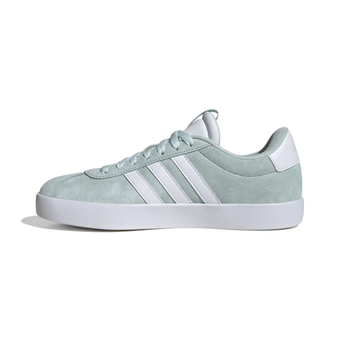 Sneakers da donna azzzurre turchese in pelle scamosciata adidas VL Court 3.0
