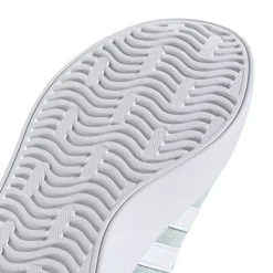 Sneakers da donna azzzurre turchese in pelle scamosciata adidas VL Court 3.0