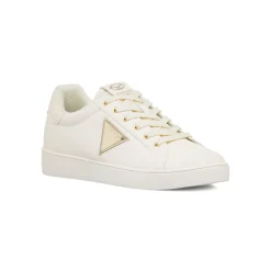Sneakers da donna beige Soprani Sport con dettagli oro