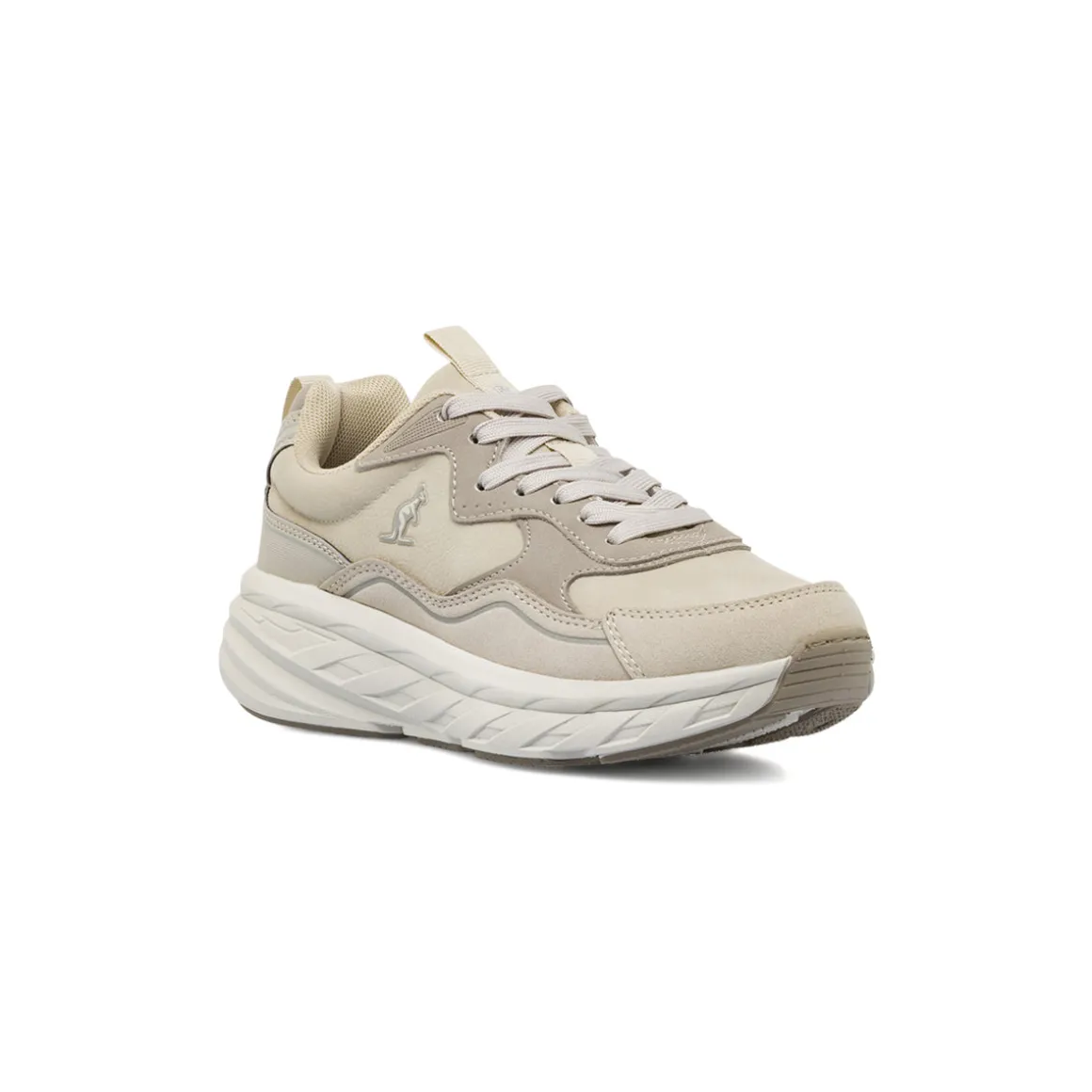 Sneakers da donna beige suola alta Australian performance