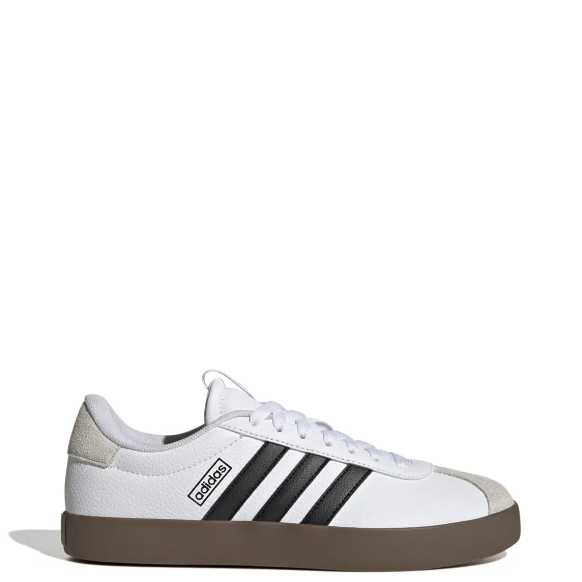 Sneakers da donna bianche e nere con logo adidas VL COURT 3.0