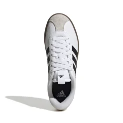 Sneakers da donna bianche e nere con logo adidas VL COURT 3.0