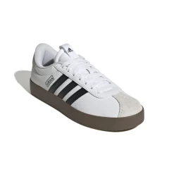 Sneakers da donna bianche e nere con logo adidas VL COURT 3.0