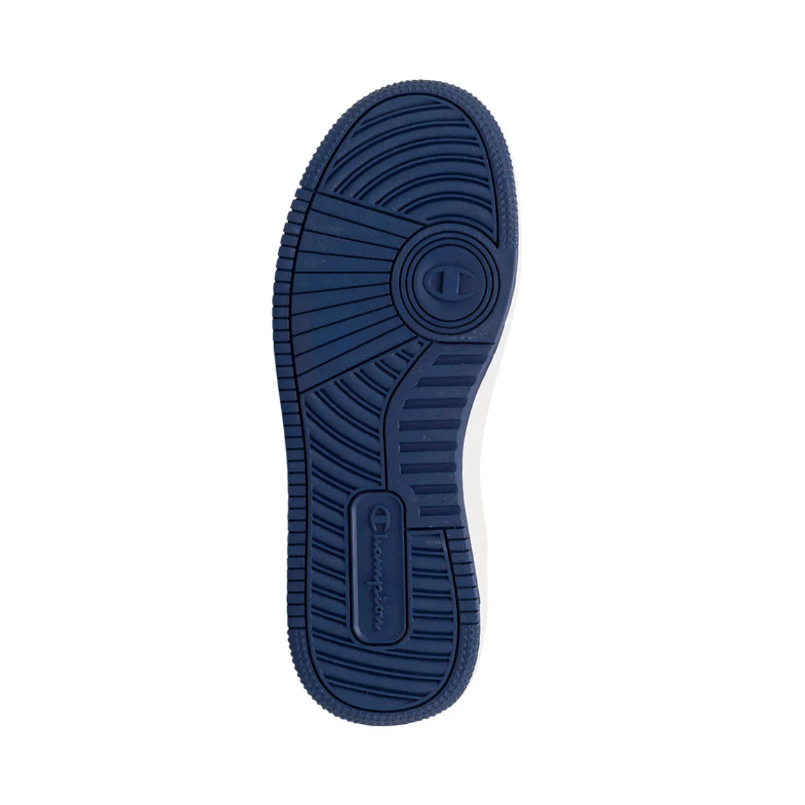 Sneakers da donna bianche e blu con logo Champion Low Foil