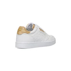 Sneakers da donna bianche con dettagli oro Swish Jeans
