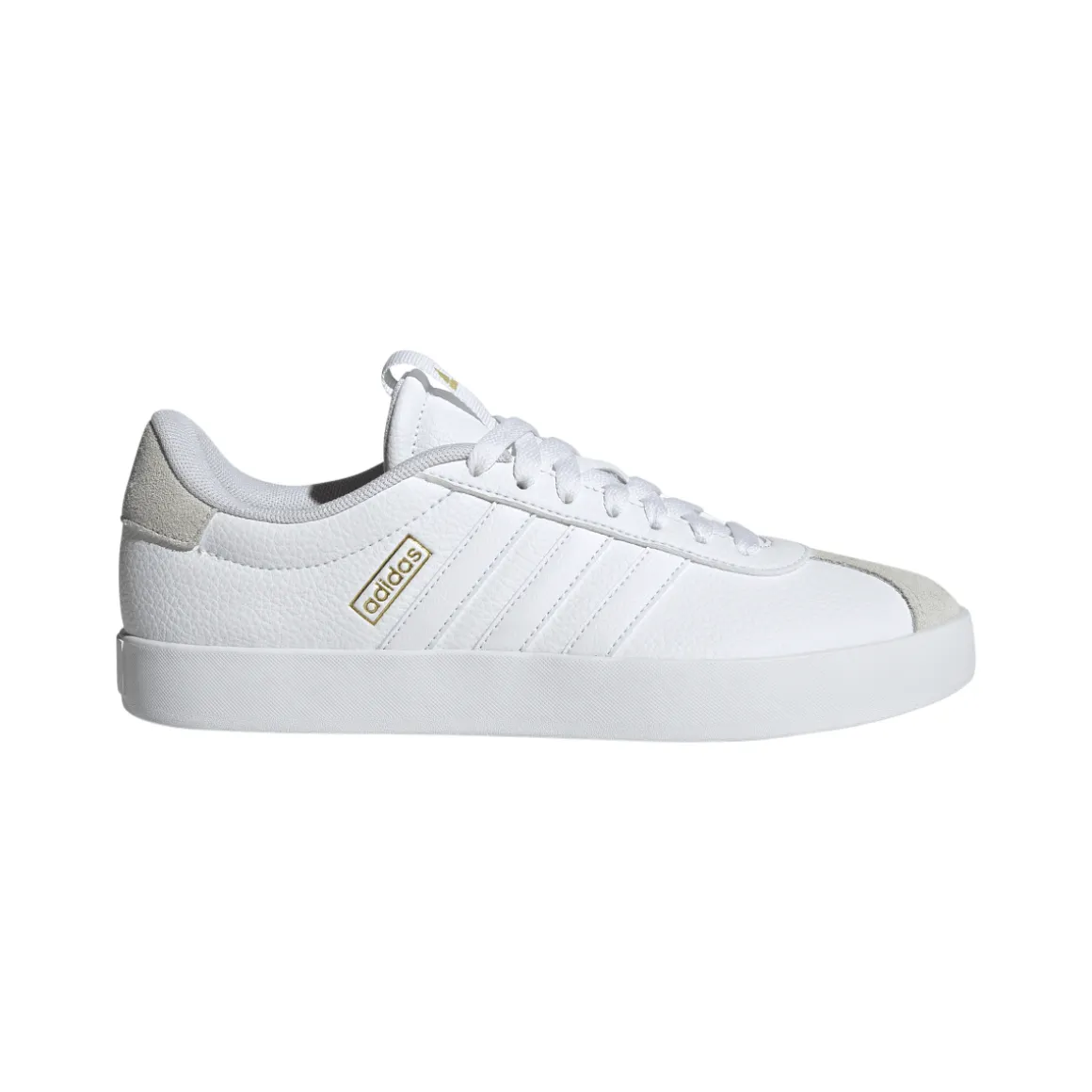 Sneakers da donna bianche con dettagli effetto scamosciato adidas VL Court 3.0
