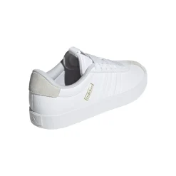 Sneakers da donna bianche con dettagli effetto scamosciato adidas VL Court 3.0