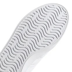 Sneakers da donna bianche con dettagli effetto scamosciato adidas VL Court 3.0