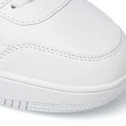 Sneakers da donna bianche con dettagli grigi e logo Champion Low Cut