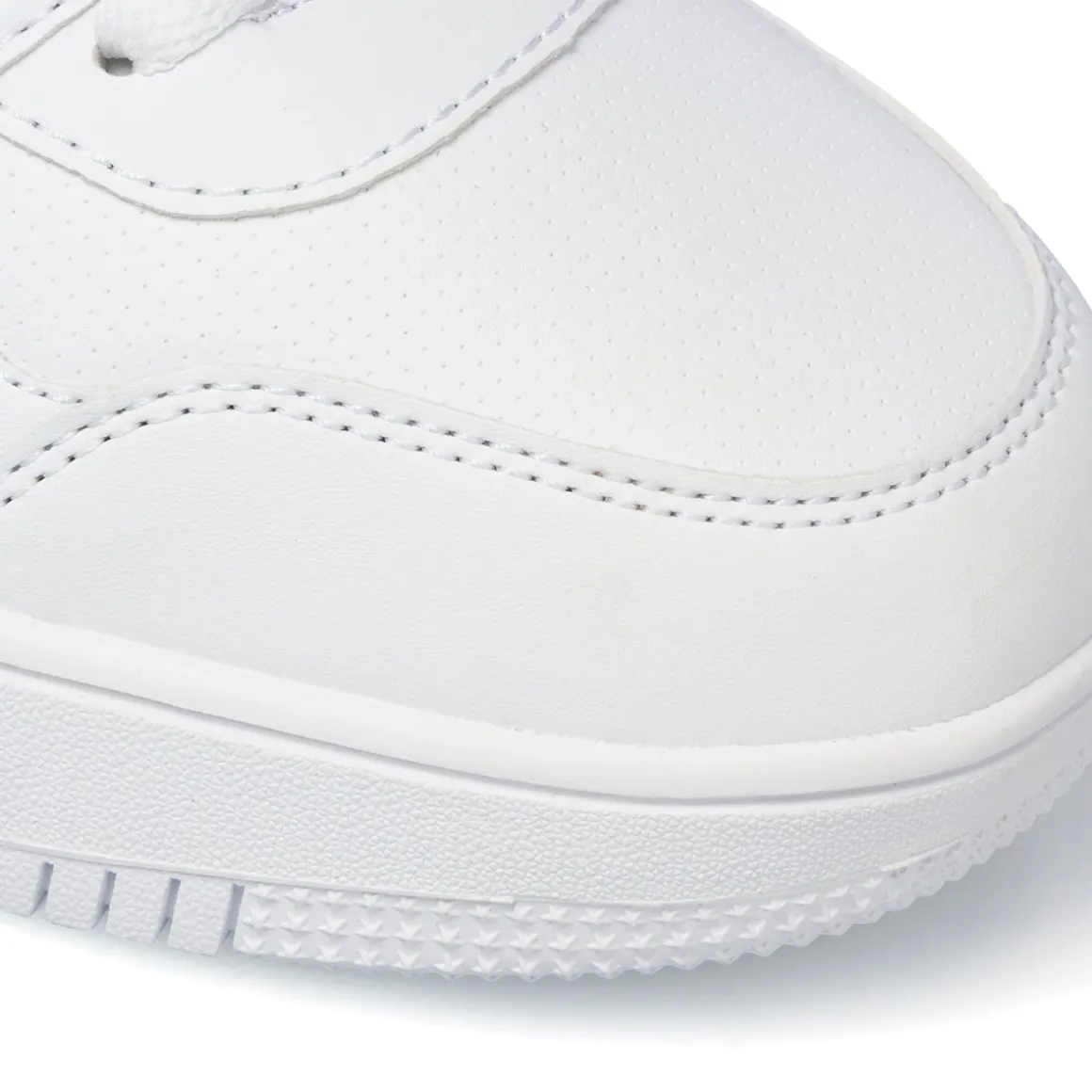 Sneakers da donna bianche con dettagli grigi e logo Champion Low Cut