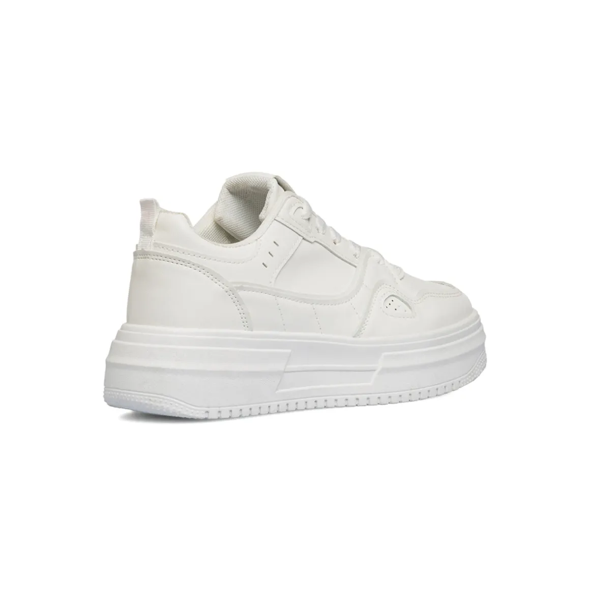 Sneakers da donna bianche Lora Ferres con suola platform