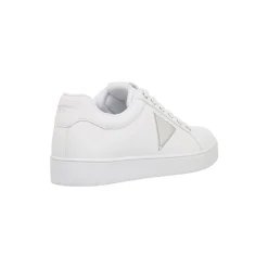 Sneakers da donna bianche Soprani Sport con dettagli argento