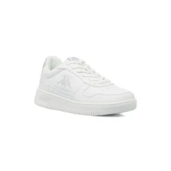 Sneakers da Donna Bianche con Lacci e Logo Laterale Tono su Tono Kappa
