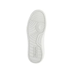 Sneakers da Donna Bianche con Lacci e Logo Laterale Tono su Tono Kappa
