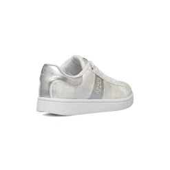 Sneakers da donna bianche con dettagli in argento Swish Jeans