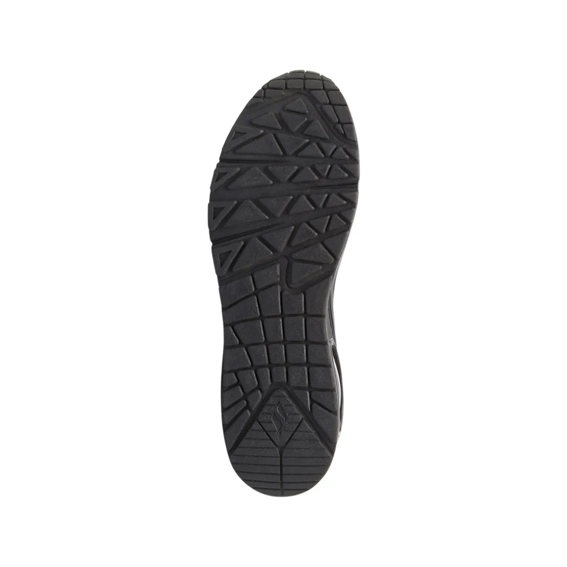 Sneakers da Donna nere con suola air Skechers Uno sporty