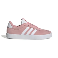 Sneakers da donna rosa in pelle scamosciata adidas VL Court 3.0