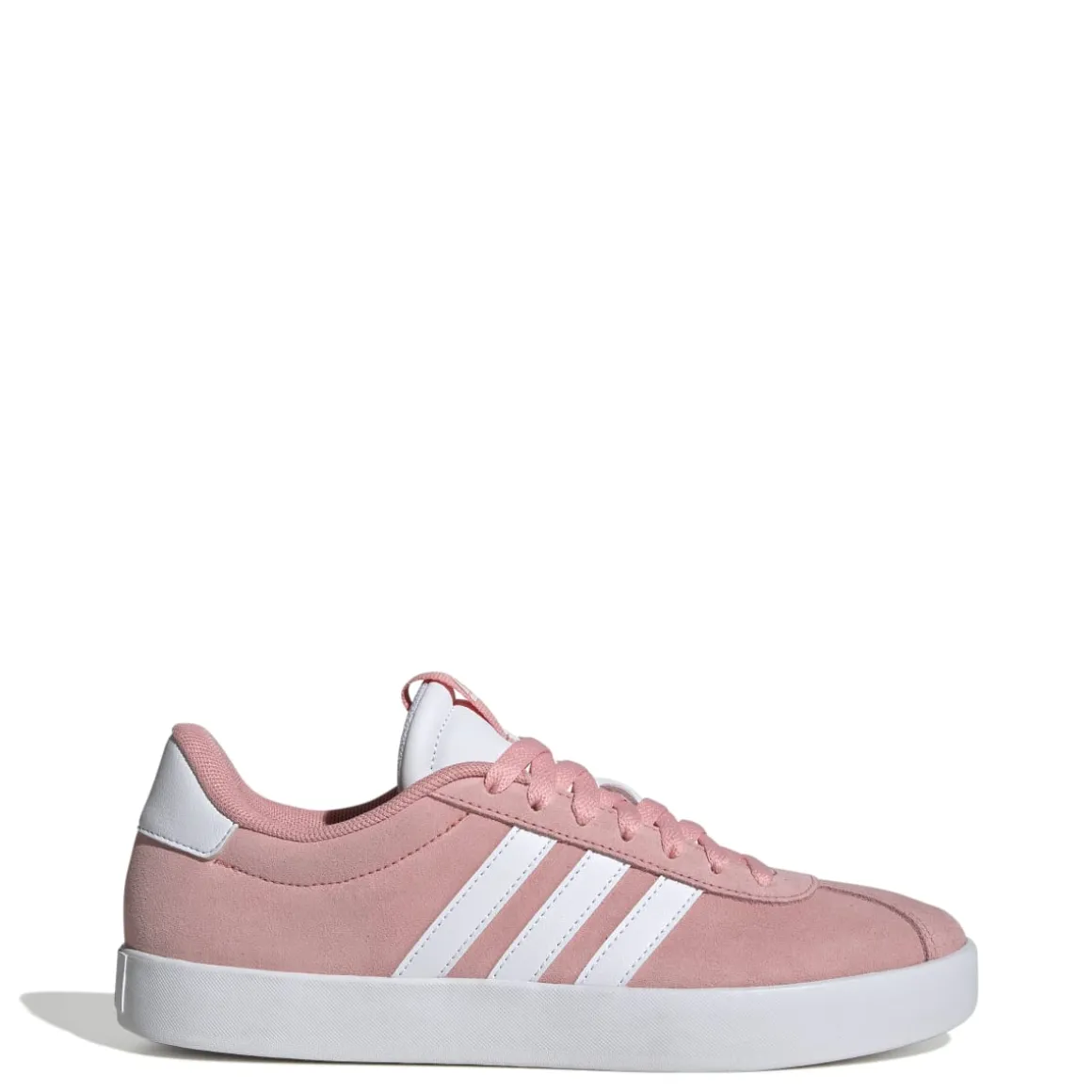Sneakers da donna rosa in pelle scamosciata adidas VL Court 3.0