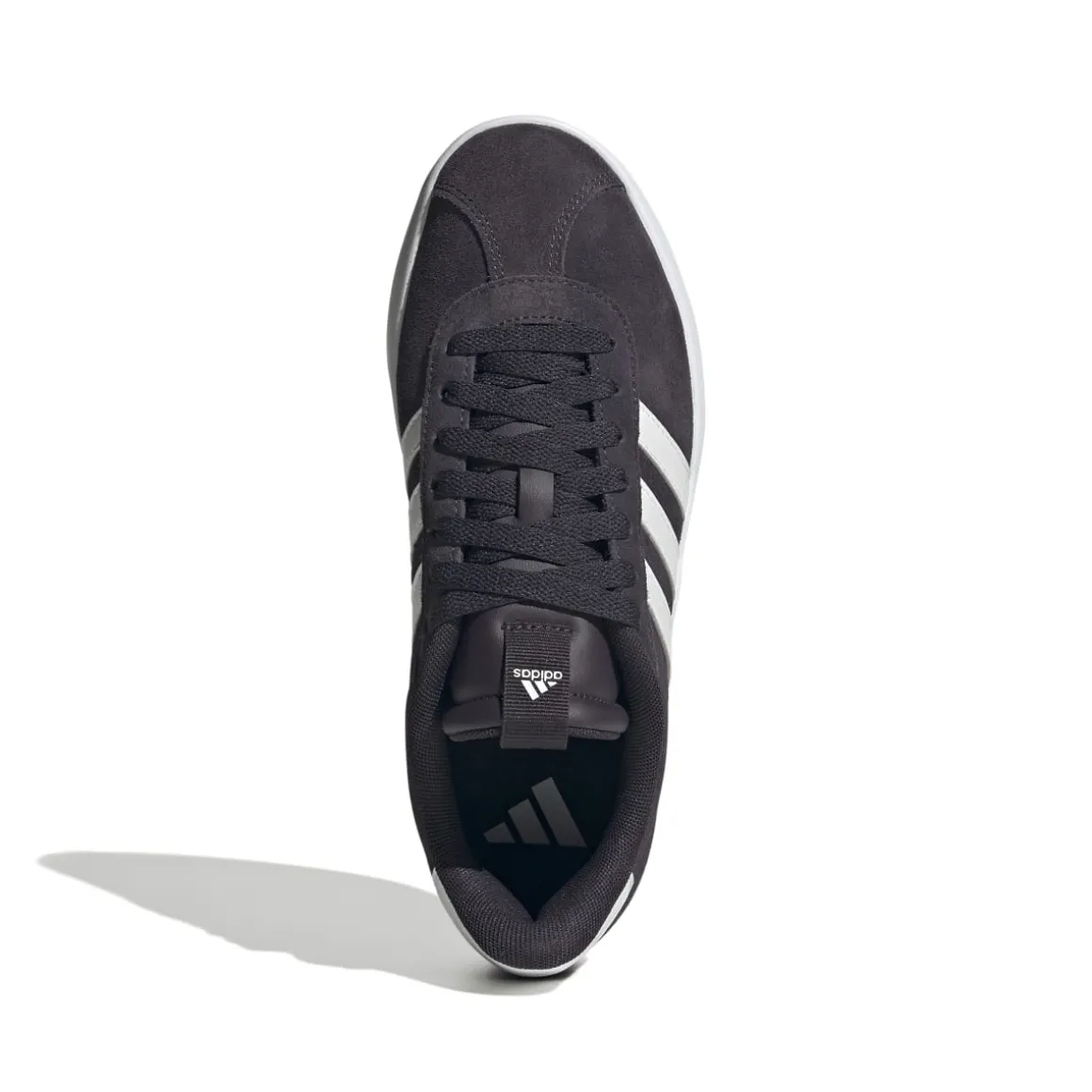 Sneakers da donna viola in pelle scamosciata adidas VL Court 3.0