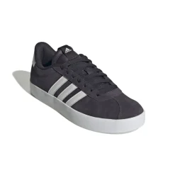 Sneakers da donna viola in pelle scamosciata adidas VL Court 3.0