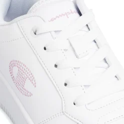 Sneakers da ragazza bianche con dettaglio glitter Champion Rebound Platform