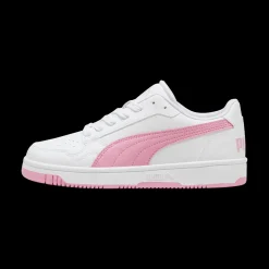 Sneakers da ragazza bianche con insertirosa Puma Reb-L