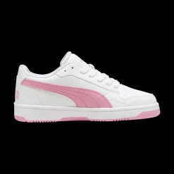 Sneakers da ragazza bianche con insertirosa Puma Reb-L