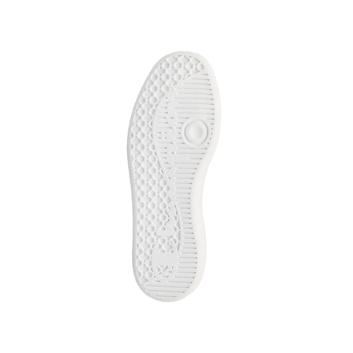 Sneakers da ragazza bianche e rosa con logo Champion Prestige