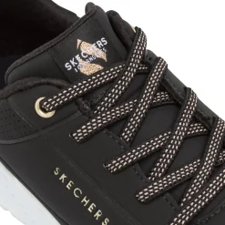 Sneakers da Ragazza nere con suola alta street Skechers