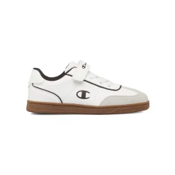 Sneakers da ragazzo bianche con dettagli neri Champion Prestige