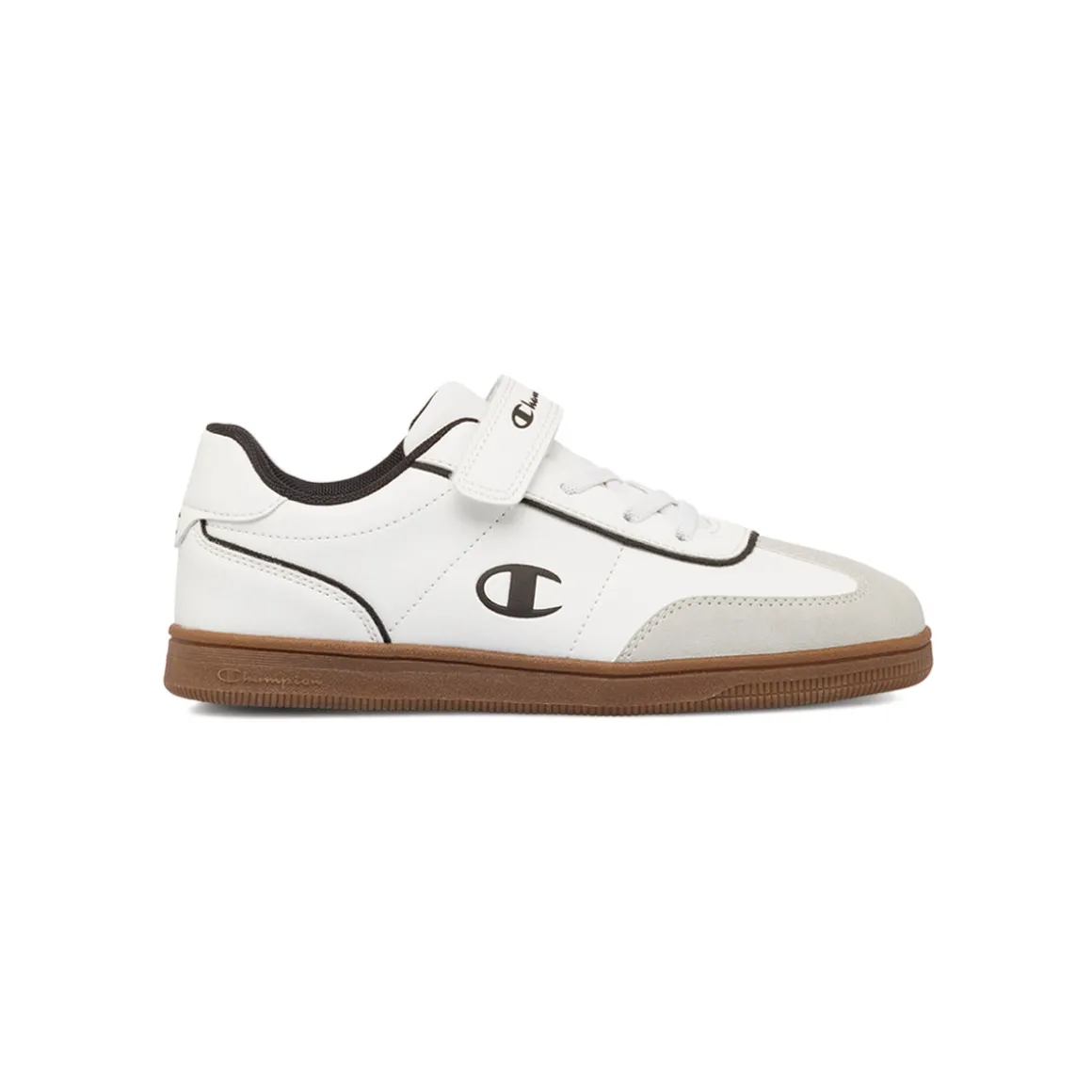 Sneakers da ragazzo bianche con dettagli neri Champion Prestige