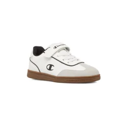 Sneakers da ragazzo bianche con dettagli neri Champion Prestige