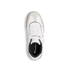 Sneakers da ragazzo bianche con dettagli neri Champion Prestige