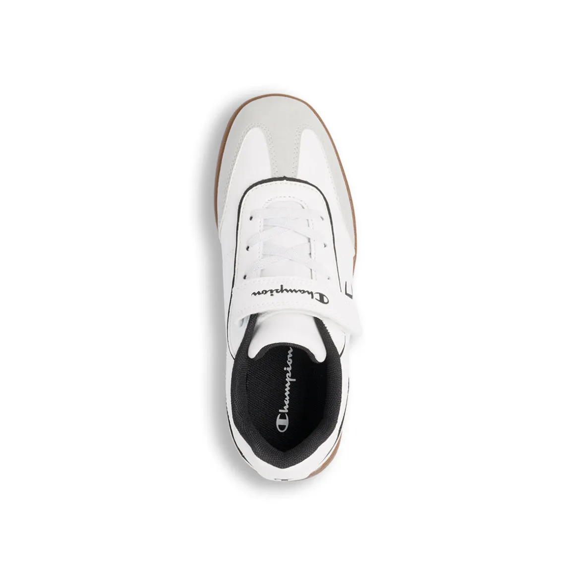 Sneakers da ragazzo bianche con dettagli neri Champion Prestige