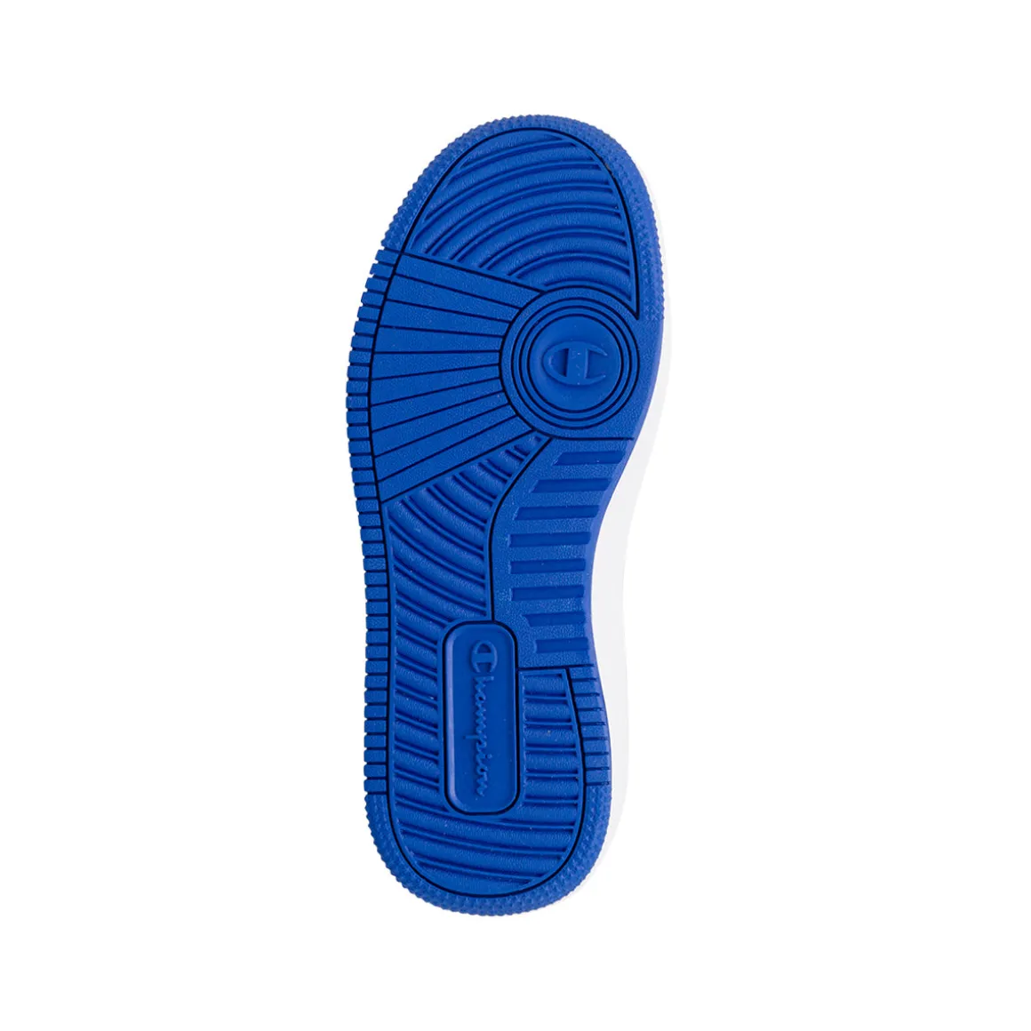 Sneakers da ragazzo bianche cobn dettagli blu e rossi Champion Rebound Low